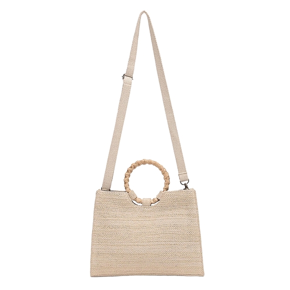 AMERICA & BEYOND Orange & Yellow Lemon Beaded Handbag - Picture 5 of 8